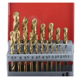 RS PRO HSS-E Cobalt Twist Drill Bit Set, Model No 5071704 Melatic Grey Color (Set of 19 Pcs) image 4
