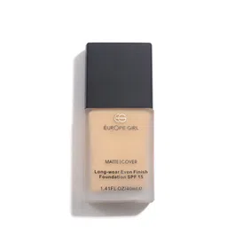 EUROPE GIRL Matte Cover Long Wear Even Finish Foundation SPF15 40ml - Shade 160-26