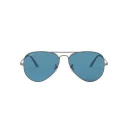 Ray-Ban 0RB3689 Ocean Blue Polarized Icons Aviator - 62 mm-image-13
