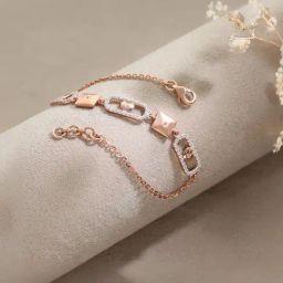 Malabar Gold and Diamonds 18k (750) BIS Hallmark Rose Gold Loose Bracelet for Women-image-71