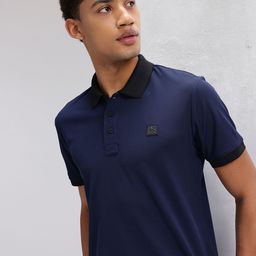 HRX by Hrithik Roshan Men Polo Collar T-shirt with Contrast Collar-image-33