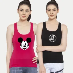 Friskers Multicolor Printed Camisole (Pack Of 2)-picture-14