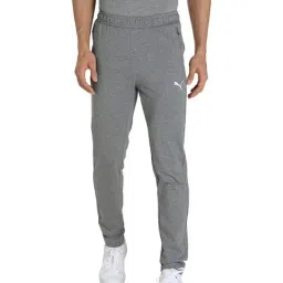 Puma Grey Cotton Joggers-image-6