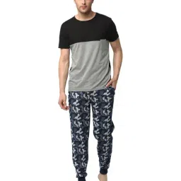 Vimal Jonney Multicolor Printed T-Shirt & Joggers-image-57