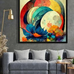 999Store Printed Multicolor Canvas Wall Art-image-95