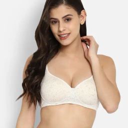 Clovia Off White Non Wired Padded T-Shirt Bra-image-29