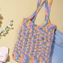 Magic Needles Blue Shopper Shoulder Bag-picture-13