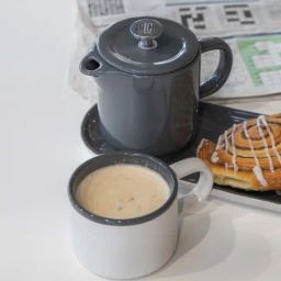 La Cafetiere Barcelona Grey & White Ceramic Teapot (0.4 L) with Mug (0.25 L)-22