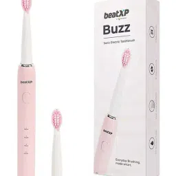beatXP Buzz Sonic Electric Toothbrush with 3 Cleaning Modes (Pink)-image-96