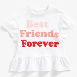 Mothercare Kids White & Red Cotton Printed Top-image-56