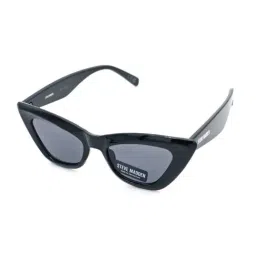 STEVE MADDEN Black Oversize Irregular Sunglasses for Women-picture-29