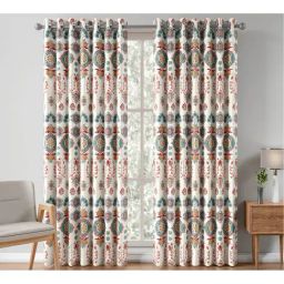 India Circus By Krshna Mehta Multi Polyester Printed Curtains-5