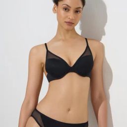 Wunderlove by Westside Black Mesh Detailed Under-Wired Bra-picture-43