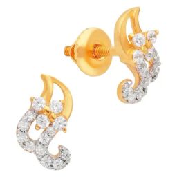 Malabar Gold & Diamonds 22k Yellow Gold Stud Earrings for Women-image-56