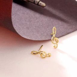 Mia by Tanishq 14k (585) Yellow Gold Earrings for Women-picture-22