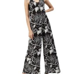 KENDALL + KYLIE Black Printed Jumpsuit-image-95