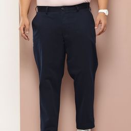 Thomas Scott Men Plus Size Straight Fit Easy Wash Chinos Trousers-image-47