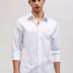 Gant White Slim Fit Shirt-image-32