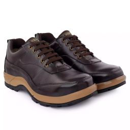 Enrich Field Steel Toe Safety Shoe Genuine Leather Low Ankle Size UK 9 Brown, SGS1136BR-image-81