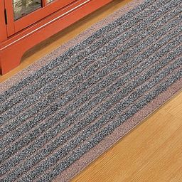 Saral Home Beige & Grey Striped Polyester Runner-15