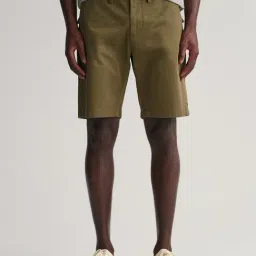 GANT Green Slim Fit Shorts-picture-39