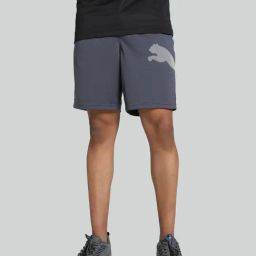 Puma Grey Regular Fit Sports Shorts-image-19
