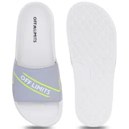 OFF LIMITS Men's REST DAY Light Grey Slides image 5