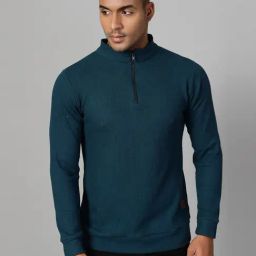 Rigo Blue Cotton Slim Fit T-Shirt-image-64