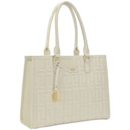 Lavie Luxe Off White LX Quid 3c Lg Satchel Handbag-11