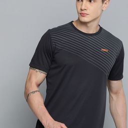 HRX by Hrithik Roshan Striped Rapid-Dry Training T-shirt-picture-56
