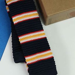 Tossido Men Woven Design Skinny Tie-image-94