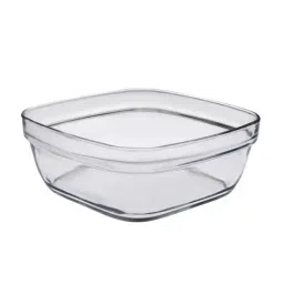 Duralex 'Lys' Transparent Glass 13.5 cm Square Serving Bowl (0.61 L) - Set of 6 image 3