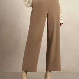 Vero Moda Beige Straight Fit Trousers-picture-27