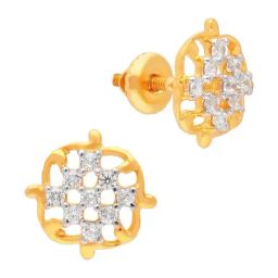 Malabar Gold & Diamonds 22k Yellow Gold Stud Earrings for Women-image-59
