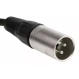 RS PRO PVC XLR Cable 3 Pin Female & Male Connector Black 20 m, 7424523-28