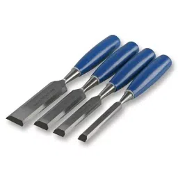 DURATOOL Chisel Set, Wood, 4Pc, D00253-15
