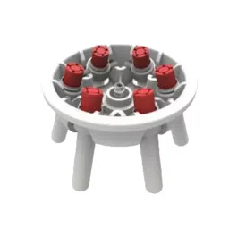 Borosil 6x10 ml Swing Out Rotor for Clinical Centrifuge, 100CCD0610MLS-4
