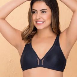 Clovia Blue Non Wired Non Padded T-Shirt Bra-picture-17