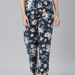 go colors! Go Colors Black Printed Lounge Pants-picture-15