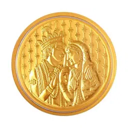 P.C. Chandra Jewellers King-Inscribed 24k (999) 0.5gm Yellow Gold Foil Coin-picture-34