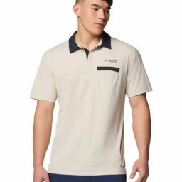 Columbia Mens Beige Omni-Wick Cirque River Pro Polo Tshirt-image-53