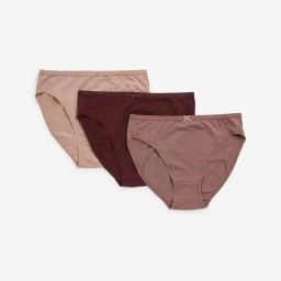 Wunderlove by Westside Dusty Pink Cotton-Blend Briefs - Pack of 3-picture-17