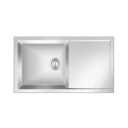 Nirali BG Kitchen Sink Expell Series 915x510 mm (36x20 inch) Hairline Satin Finish Stainless Steel, Eva-image-55