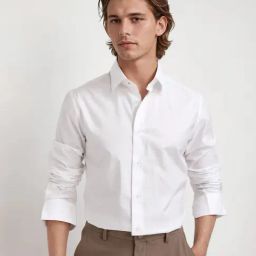 Rare Rabbit White Regular Fit Solid Shirt-image-21