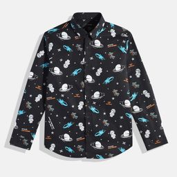 JUNIOR KILLER Boys Slim Fit Printed Casual Shirt-image-77