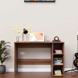 SPYDER CRAFT Volbeat Engineered Wood Office Desk (Brown)-24