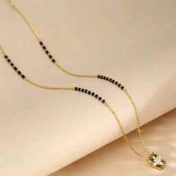 Malabar Gold and Diamonds 22k (916) BIS Hallmark Yellow Gold Mangalsutra For Women-picture-4