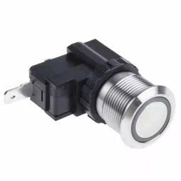 RS PRO Push Button Switch Momentary Panel Mount 19.1 mm Cutout SPST 250 / 125 V AC, 1758599-image-88