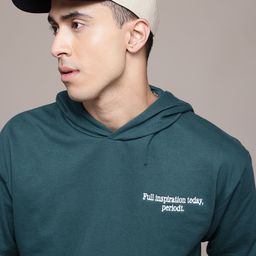 The Roadster Lifestyle Co. Hooded Sweatshirt with Embroidered Detail-picture-56