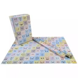eVincE - thoughtful PRESENTations EYEX01L25  Birthday Facial Expressions, Variety of Emotions Theme for Diwali Office Gifts Anniversary Christmas 70 X 50 Cms Gift Wrapping Paper (Pack of 20 Piece)-69